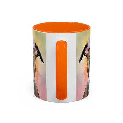 Staffordshire Bull Terrier 01 Accent Coffee Mug - Dog Lover Gift