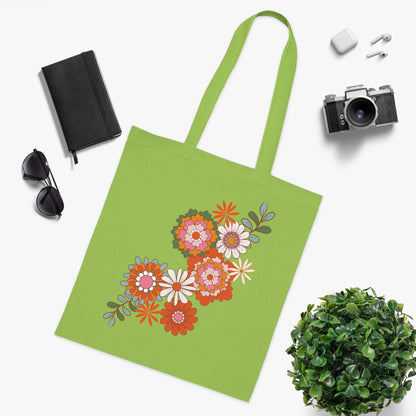 Flower power 09 Cotton Tote