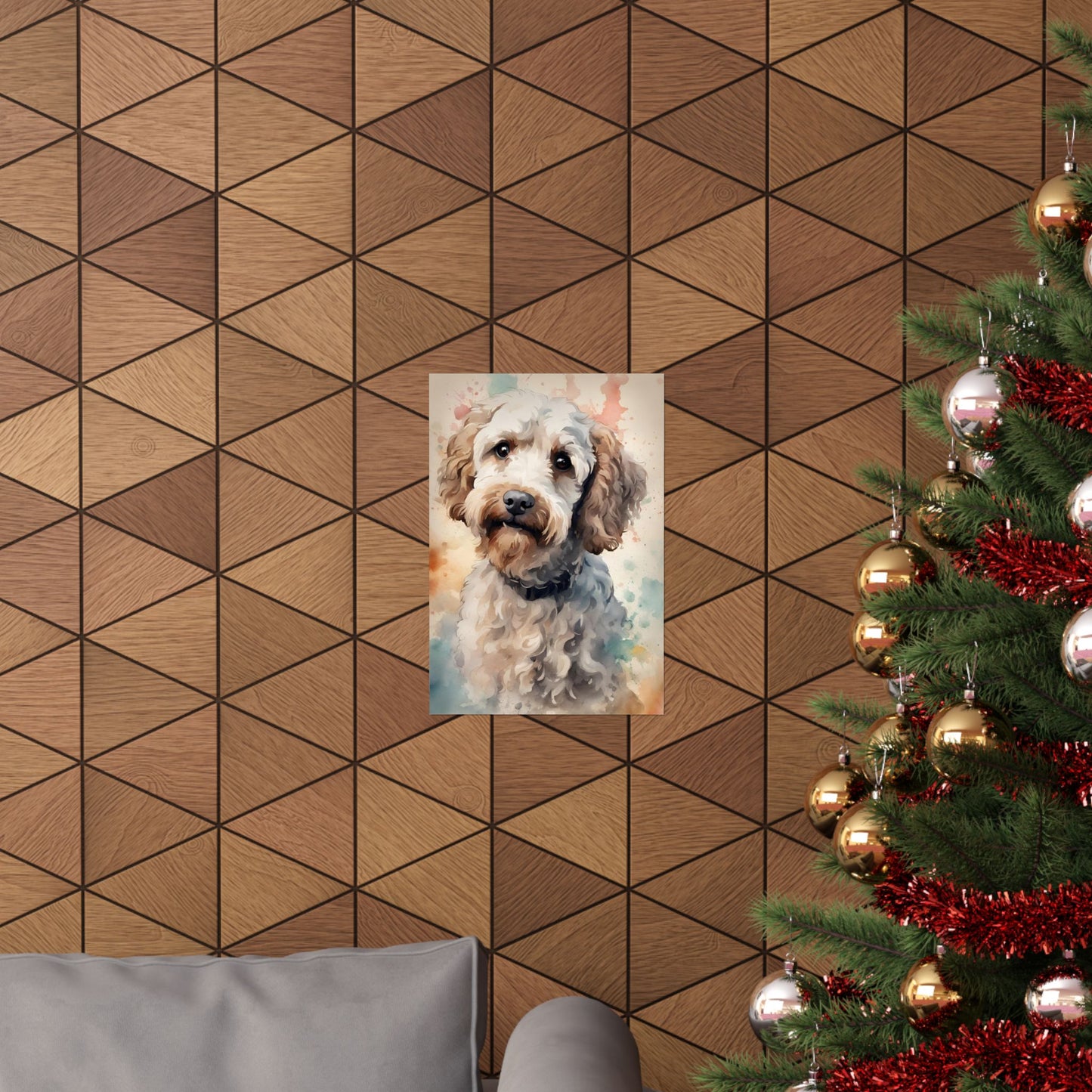 Dogs Cockapoo 03 Matte Vertical Poster