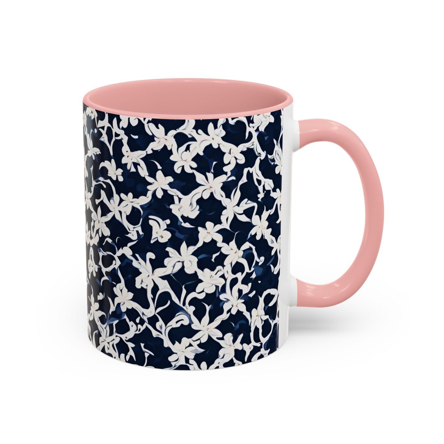 Flower 4 Accent Coffee Mug (11oz)