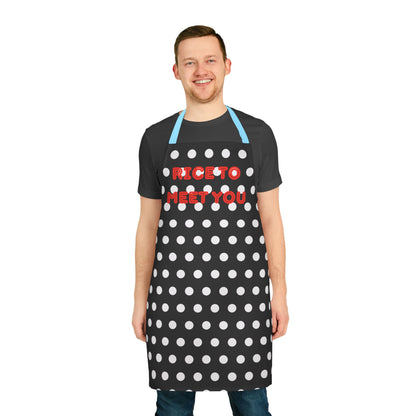 Rice To Meet You Apron, Cooking Pun