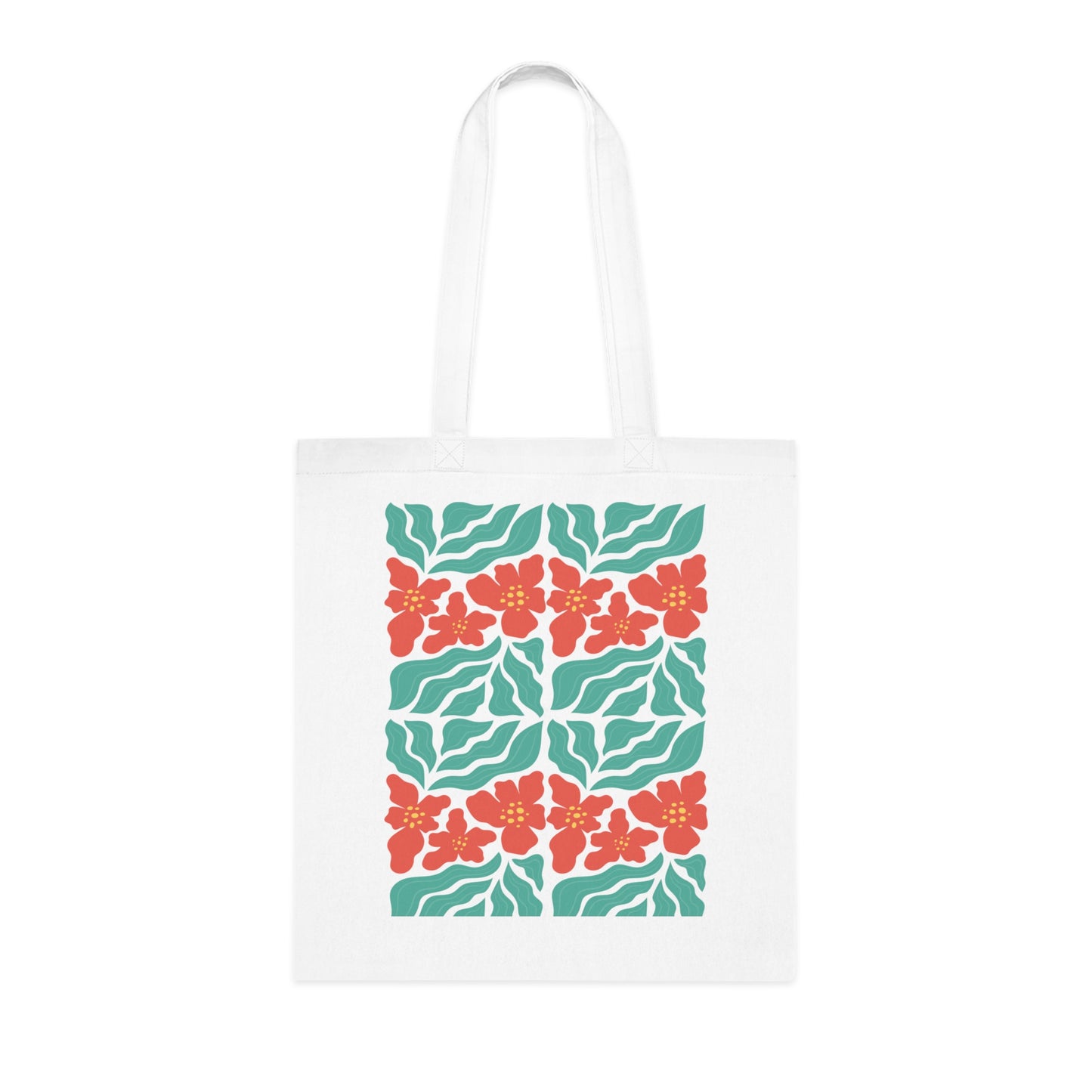 Abstract flowers 08 Cotton Tote