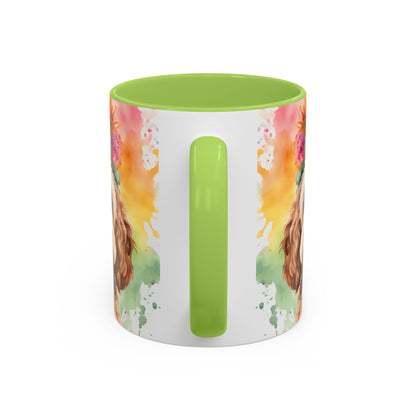 Cockapoo 03 Accent Coffee Mug - Dog Lover Gift