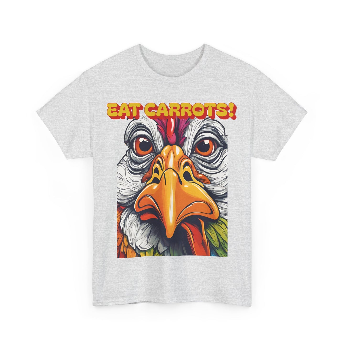 Eat Carrots Unisex Heavy Cotton Tee