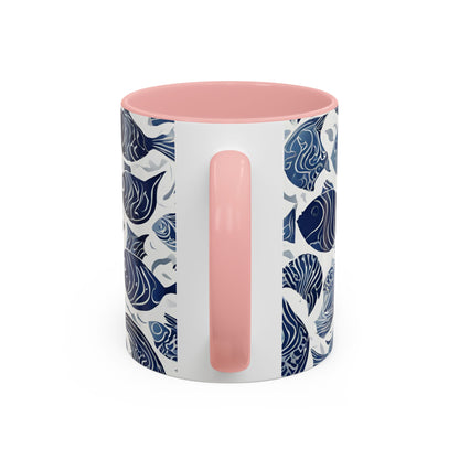 Fish 05 Accent Coffee Mug (11oz)