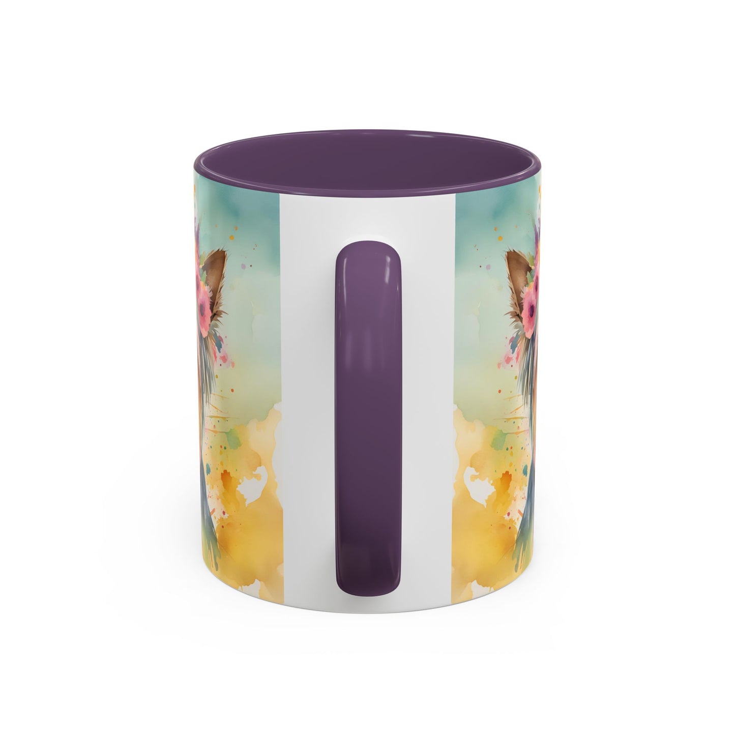 Yorkshire Terrier 01 Accent Coffee Mug - Dog Lover Gift