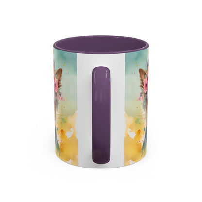 Yorkshire Terrier 01 Accent Coffee Mug - Dog Lover Gift