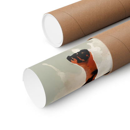 Dogs Dachshund 01 Matte Vertical Poster