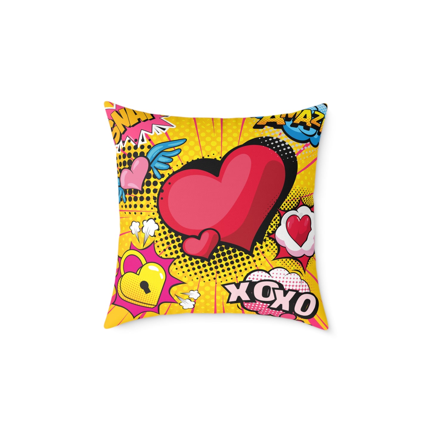 Snap! Pop Art Poly Pillow