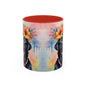 Labrador 03 Accent Coffee Mug - Dog Lover Gift