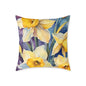 Daffodils 03 Poly Pillow - Natures Beauty Design