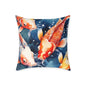 Koi Carp 03 Poly Pillow - Natures Beauty Design