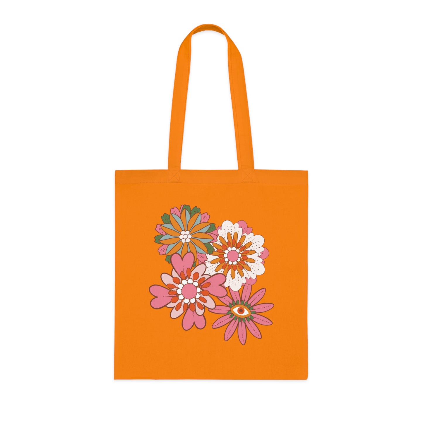 Flower power 10 Cotton Tote