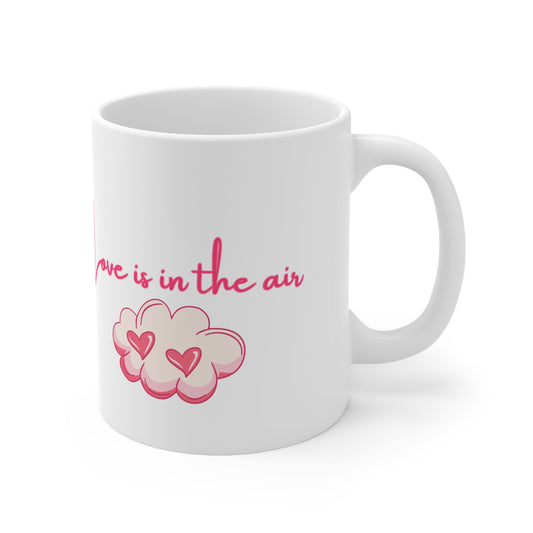 Love Is In The Air  Valentines Mug Ceramic 11oz