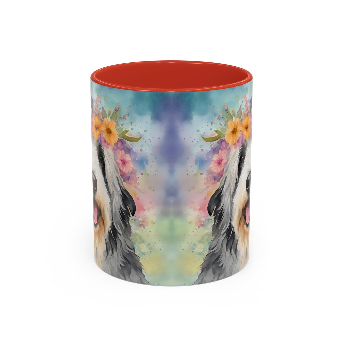 Bearded Collie 02 Accent Coffee Mug - Dog Lover Gift