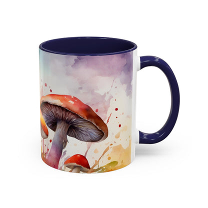 Mushroom 2 Accent Mug 11oz