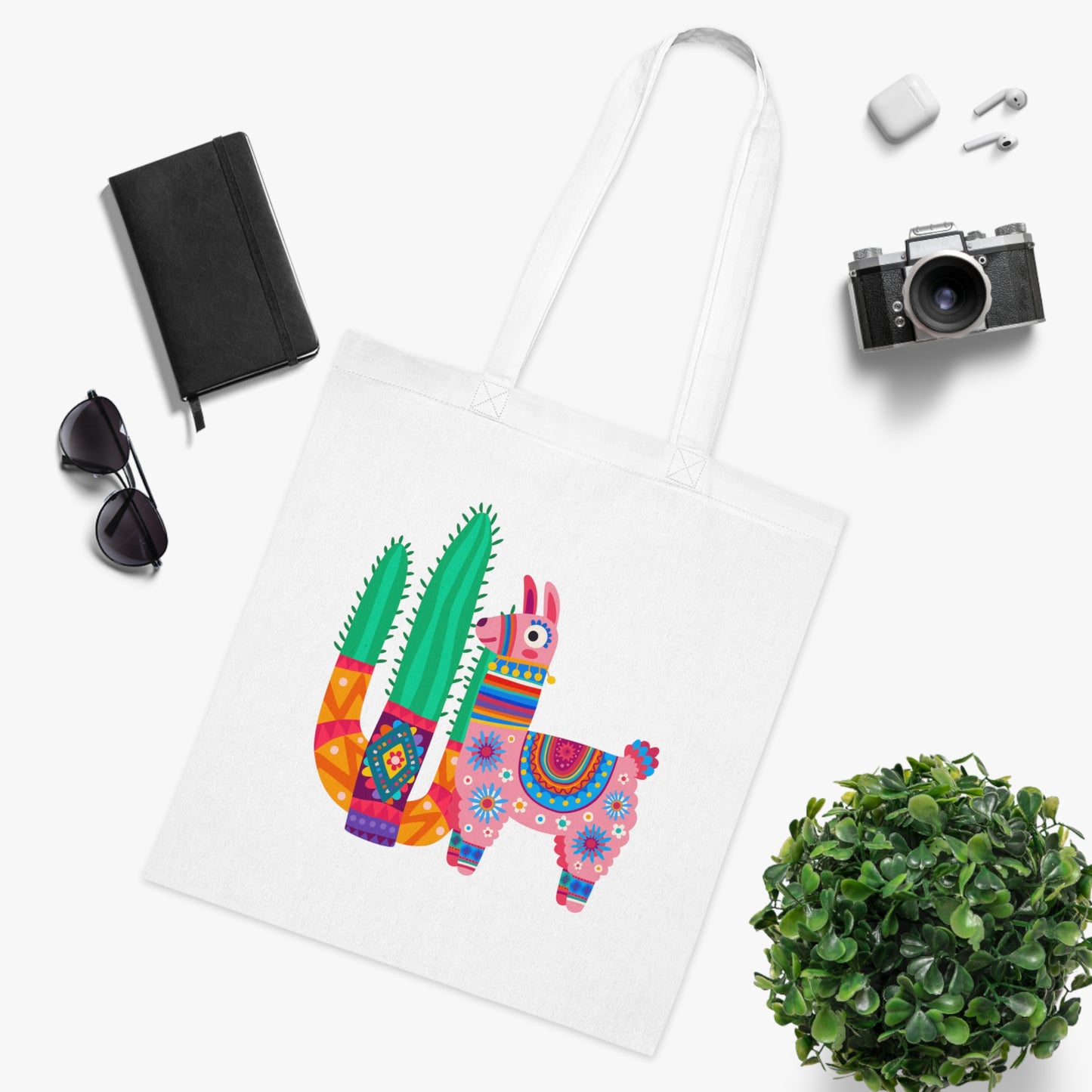 Llama 01 Cotton Tote