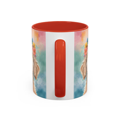 Labradoodle 02 Accent Coffee Mug - Dog Lover Gift