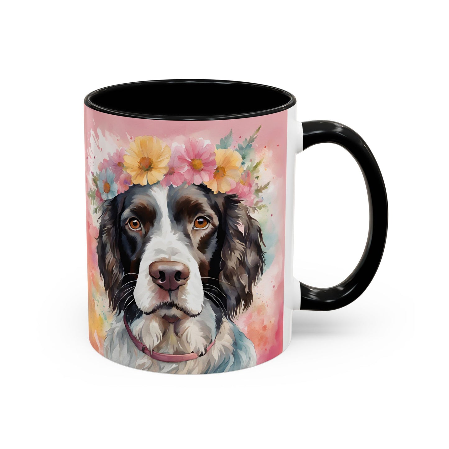 Springer Spaniel 01 Accent Coffee Mug - Dog Lover Gift