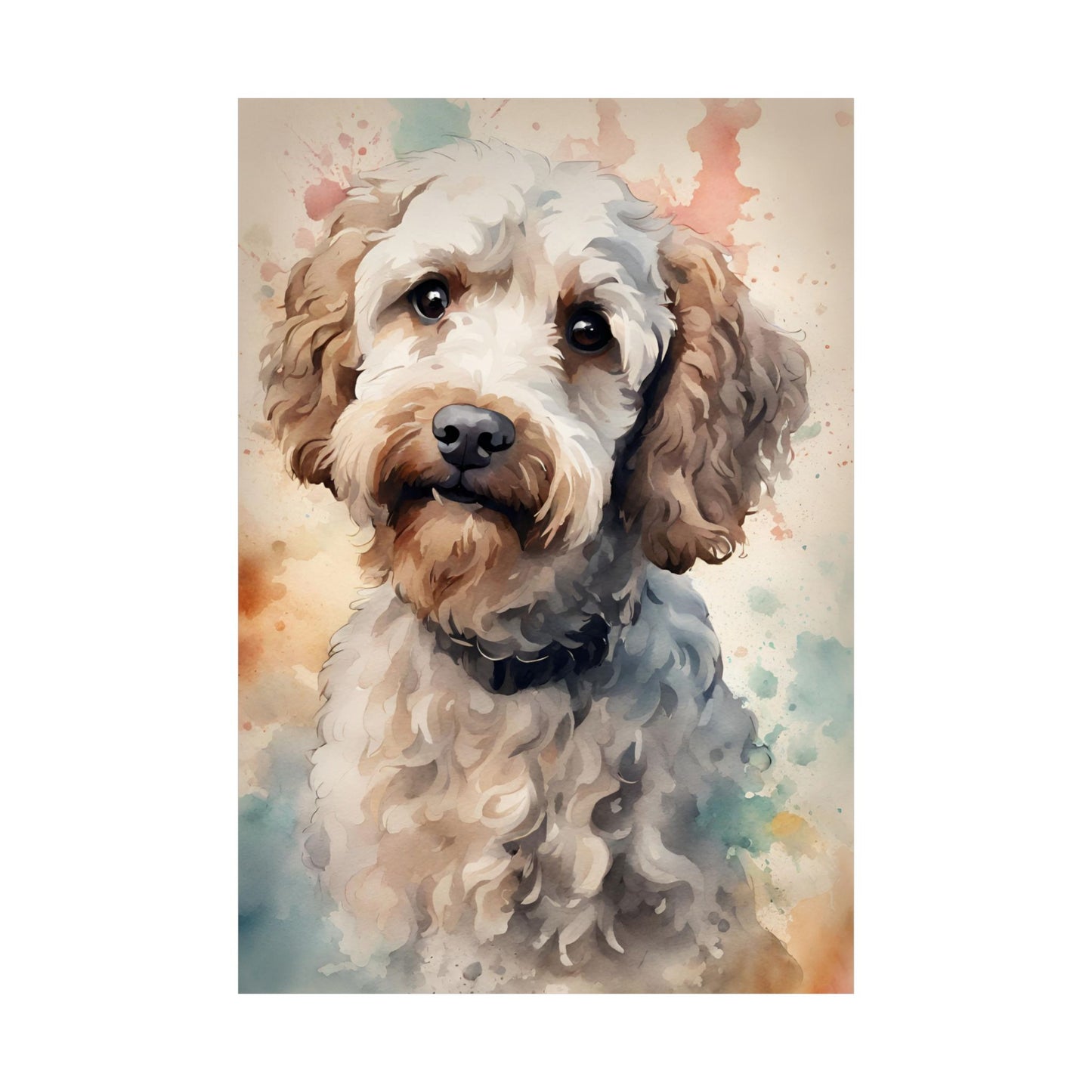 Dogs Cockapoo 03 Matte Vertical Poster