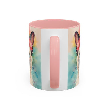 Floral Siamese Cat 04 Accent Coffee Mug - 11oz Perfect for Cat Lovers & Gifts