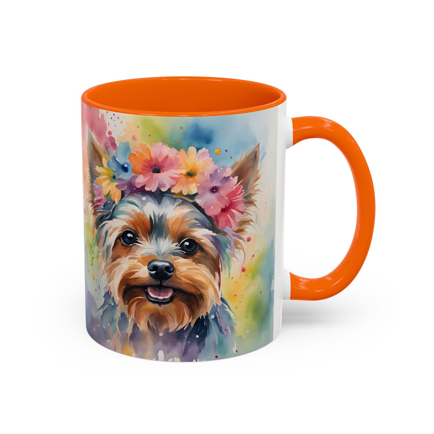 Yorkshire Terrier 03 Accent Coffee Mug - Dog Lover Gift
