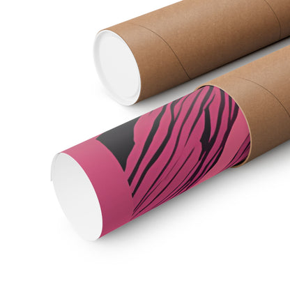 Lone Collection Zebra 20 Matte Square Posters