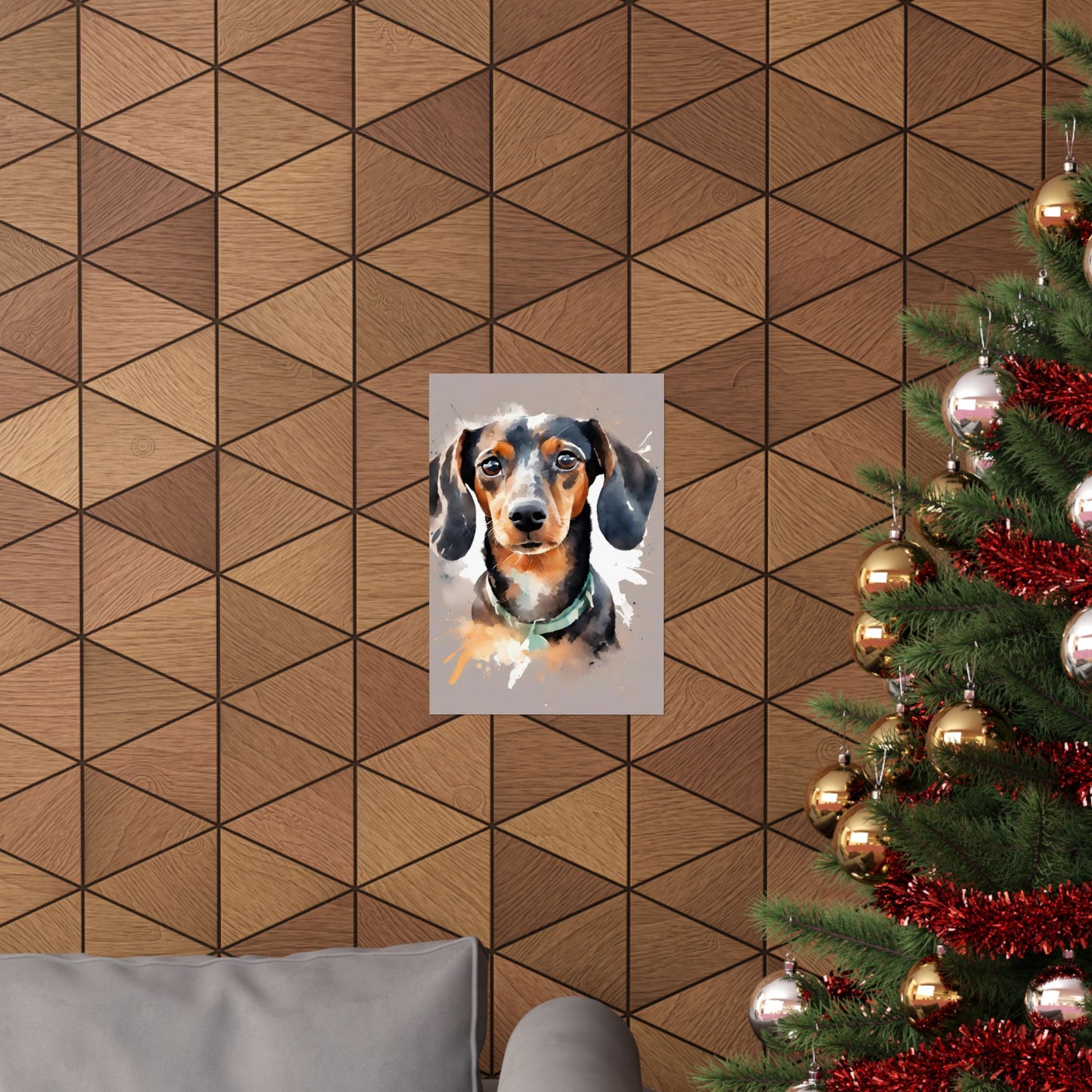 Dogs Dachshund 06 Matte Vertical Poster
