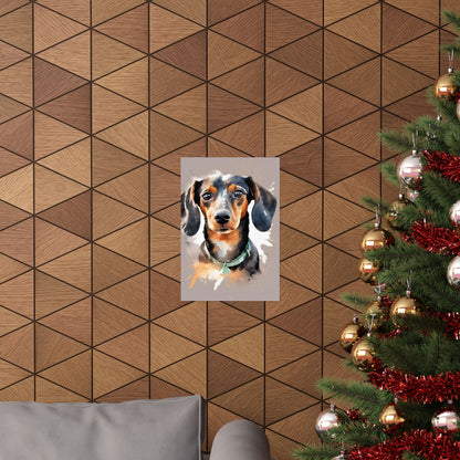 Dogs Dachshund 06 Matte Vertical Poster