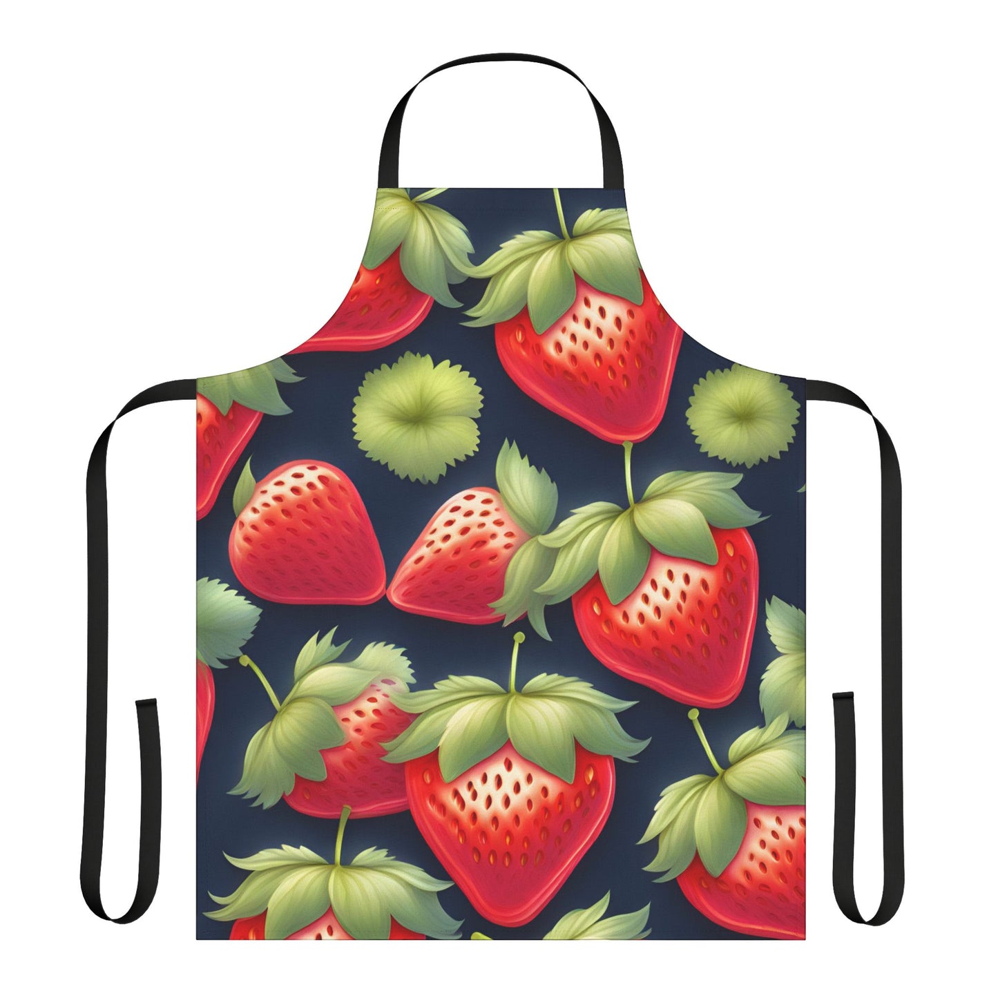 Strawberry 3 Apron, 5 Color Straps (AOP)