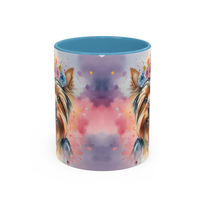 Yorkshire Terrier 01 Accent Coffee Mug - Dog Lover Gift