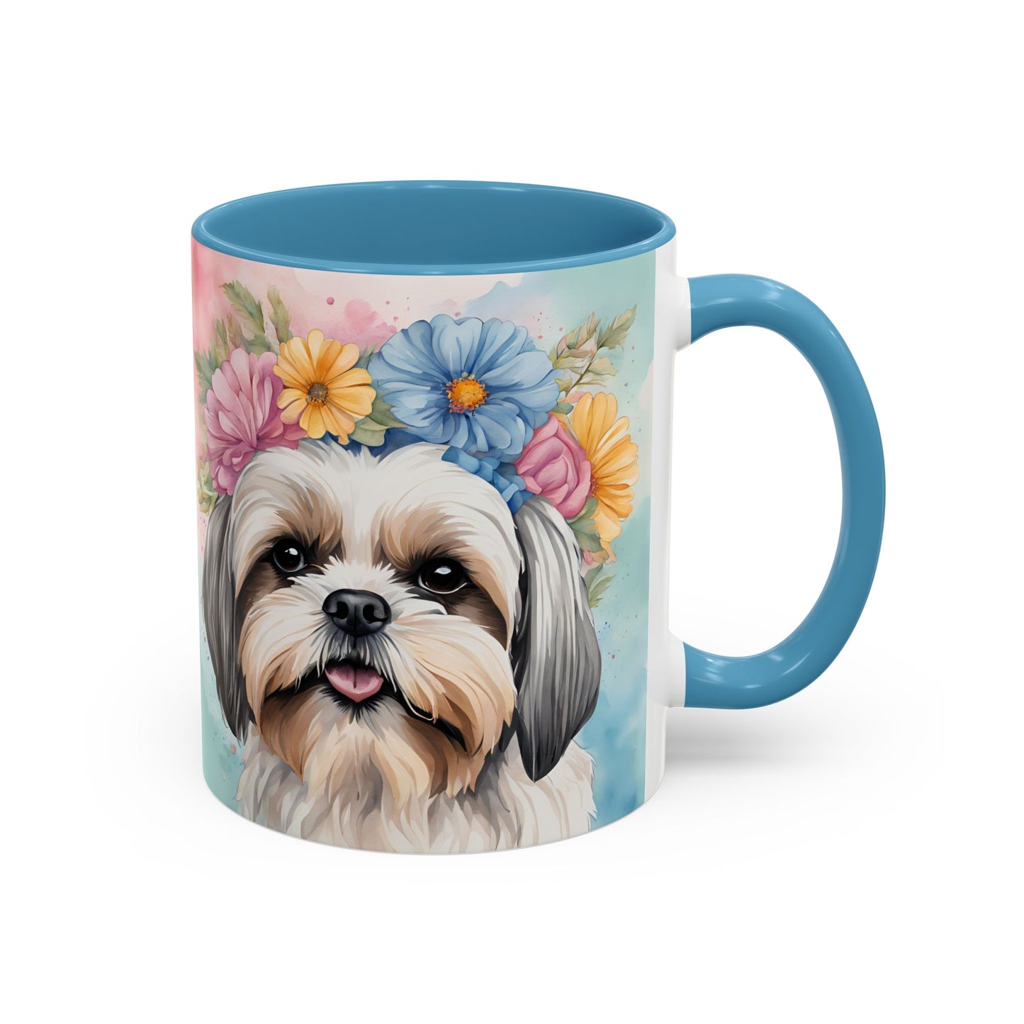 Shih Tzu 02 Accent Coffee Mug - Dog Lover Gift