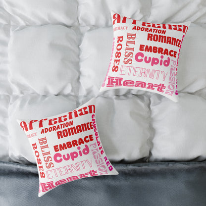 Bliss Words Poly Pillow