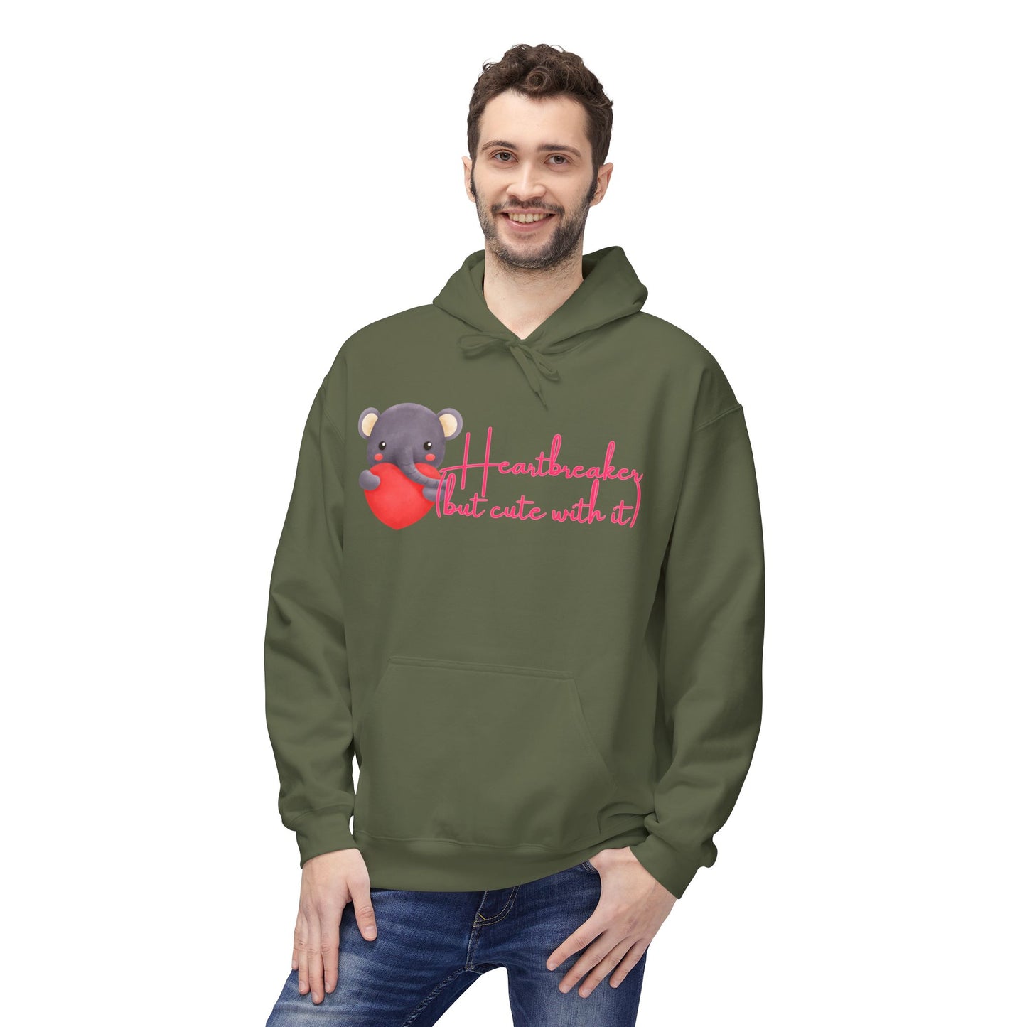 Heartbreaker (But Cute With It) Unisex Valentines Hoodie
