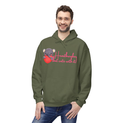 Heartbreaker (But Cute With It) Unisex Valentines Hoodie