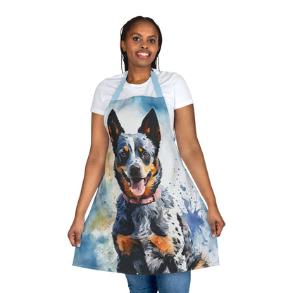 Australian Blue Heeler Adult Apron (AOP)