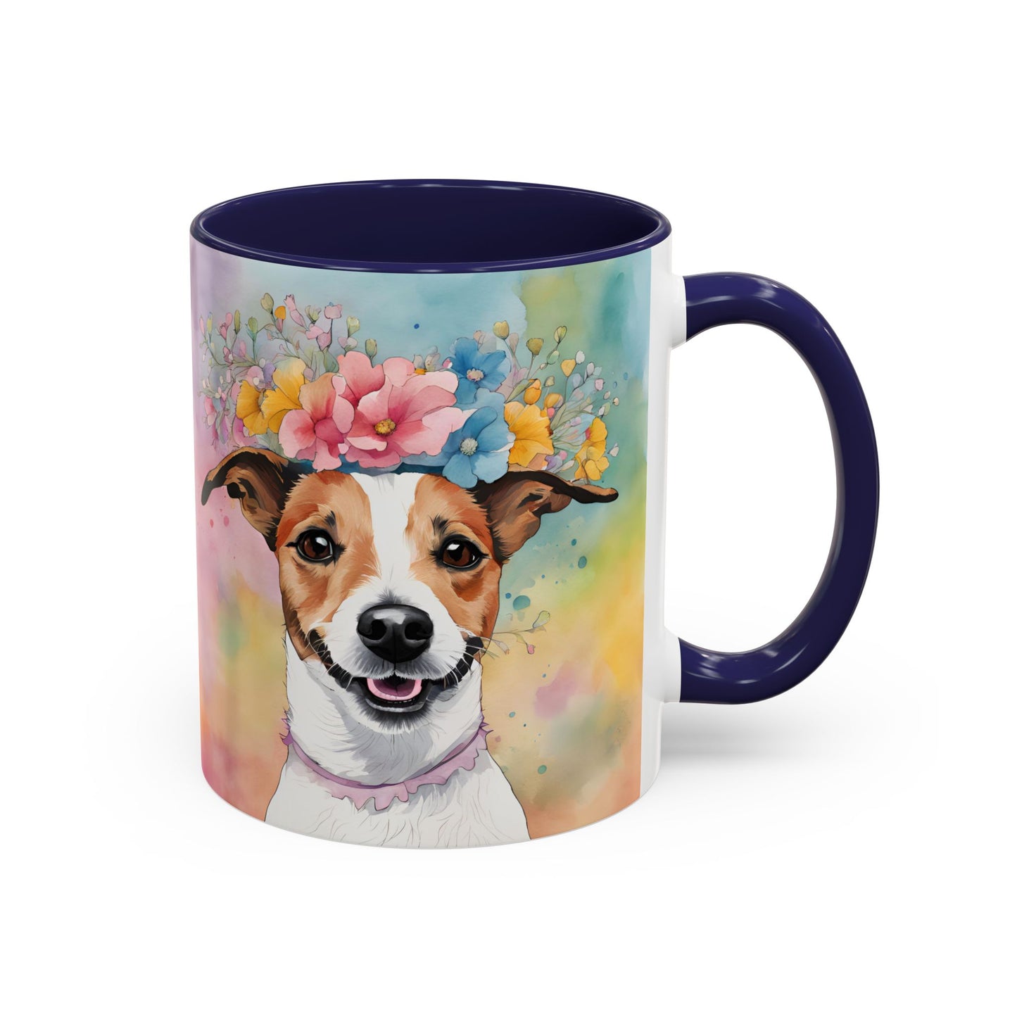 Jack Russell 03 Accent Coffee Mug - Dog Lover Gift