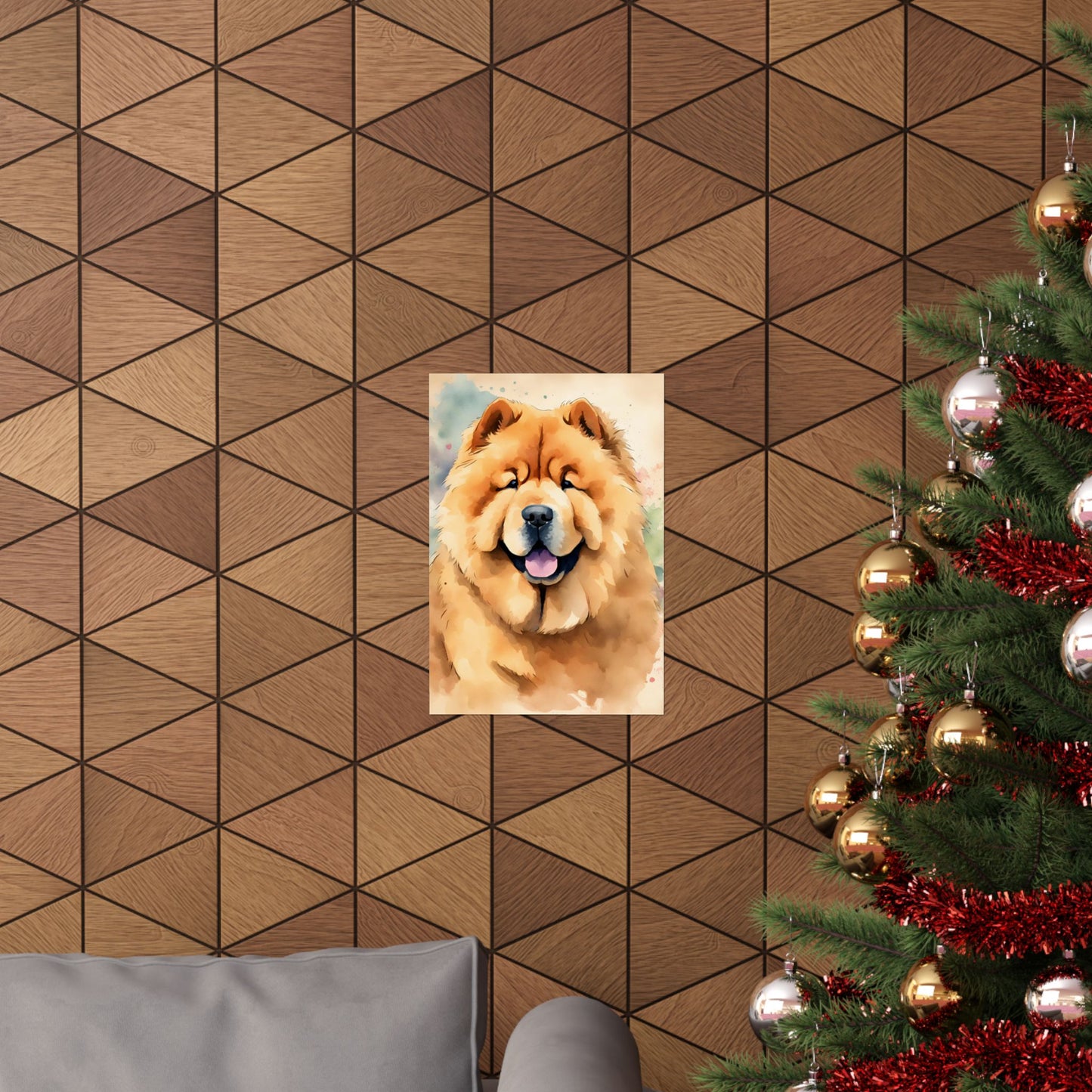 Dogs Chow Chow 04 Matte Vertical Poster