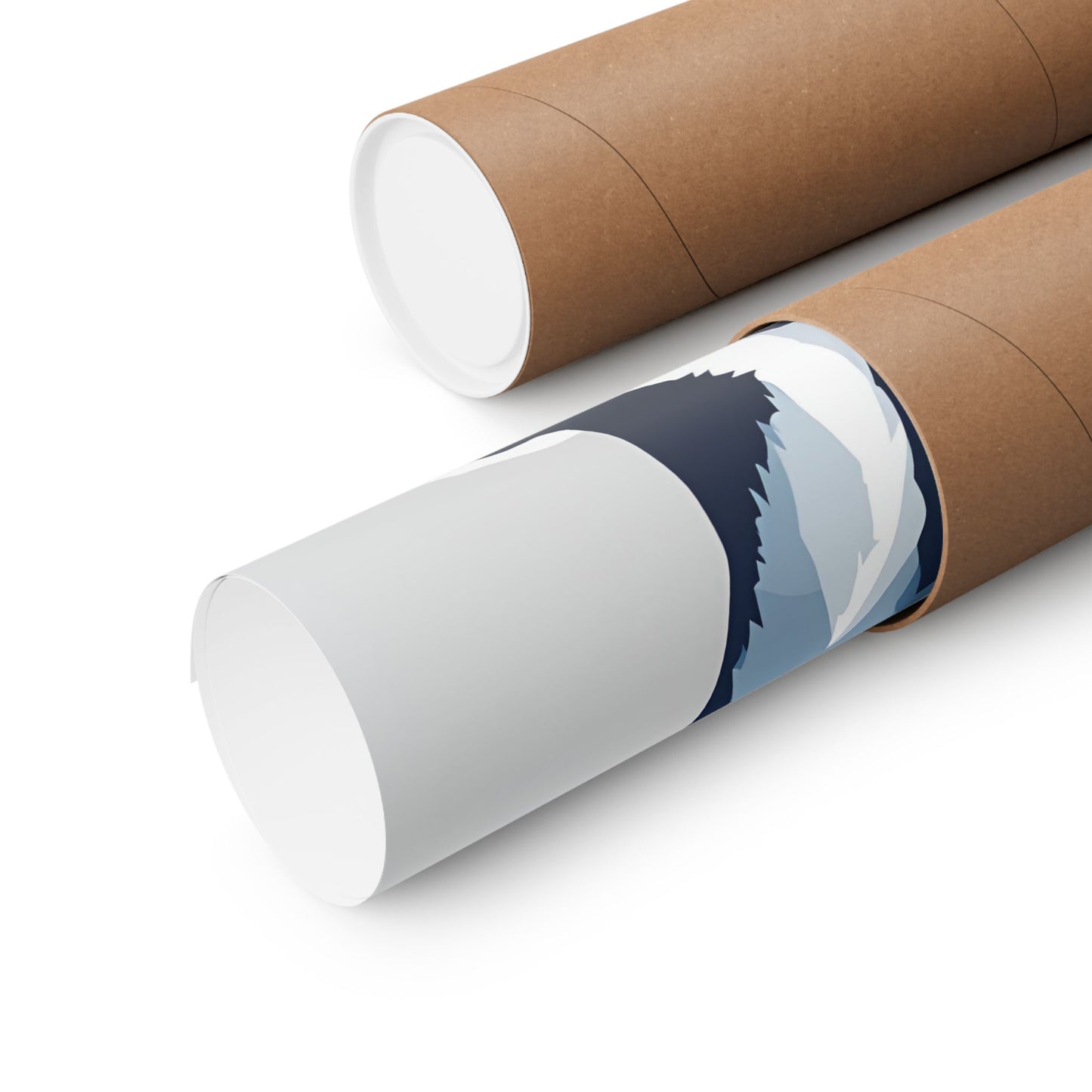 Lone Collection Polar Bear 3 Matte Square Posters