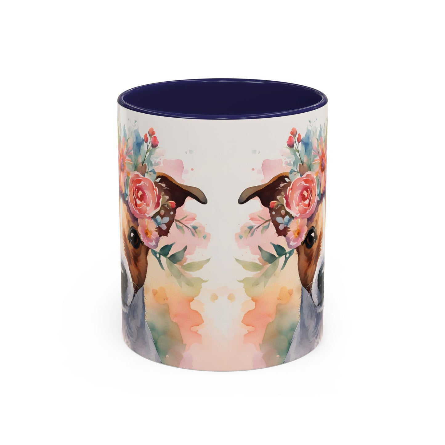 Jack Russell 01 Accent Coffee Mug - Dog Lover Gift
