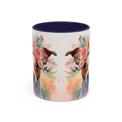 Jack Russell 01 Accent Coffee Mug - Dog Lover Gift