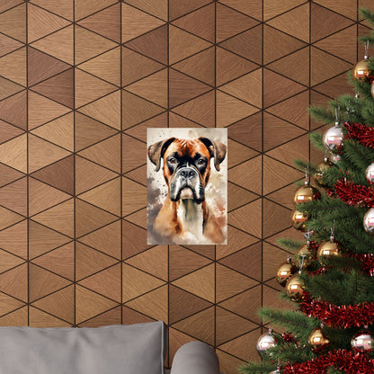 Dogs Boxer 03 Matte Vertical Poster