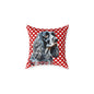 Personalized Valentine Blue Roan Cocker Spaniel Poly Cushion/Pillow 5 sizes