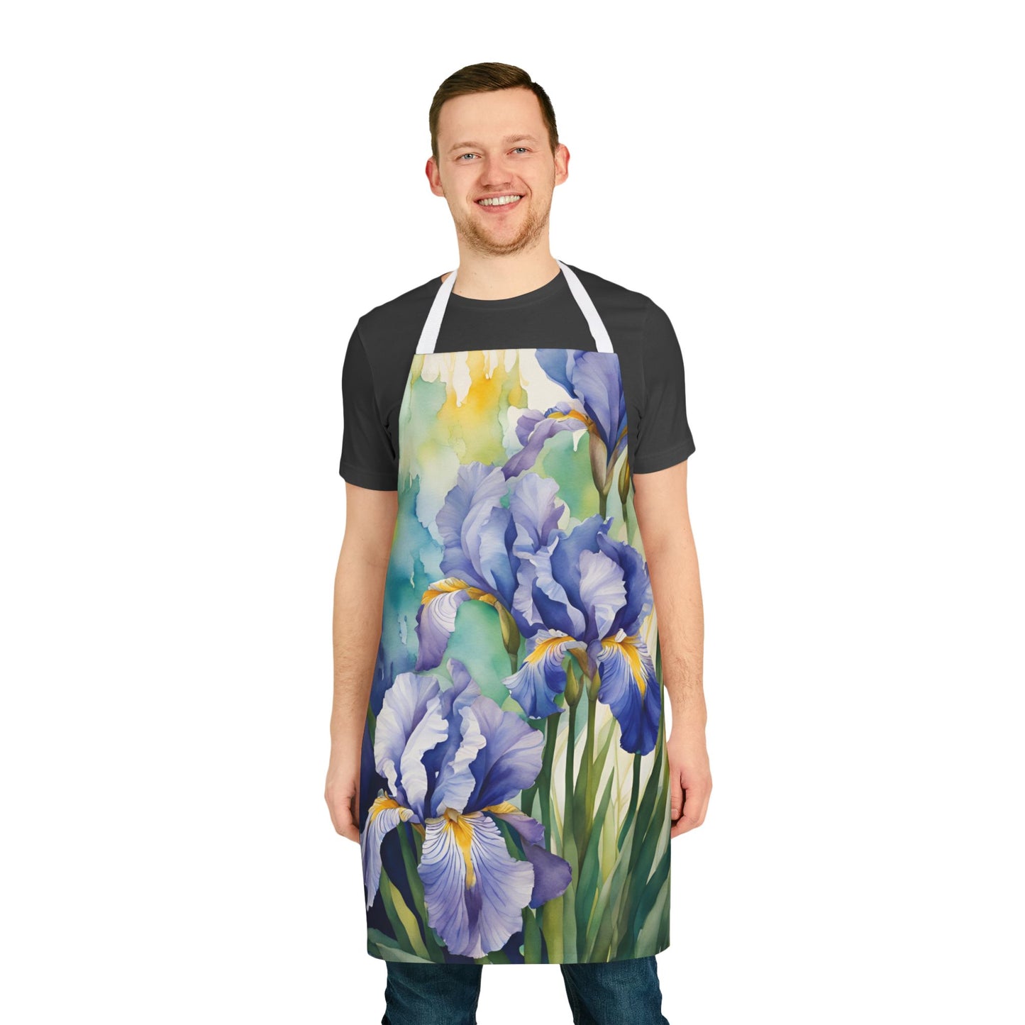 Irises 01 Apron 5-Color Straps