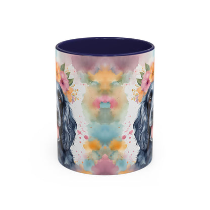 Blue Roan Cocker Spaniel 03 Accent Coffee Mug - Dog Lover Gift