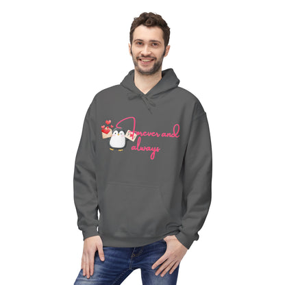 Forever And Always Unisex Valentines Hoodie