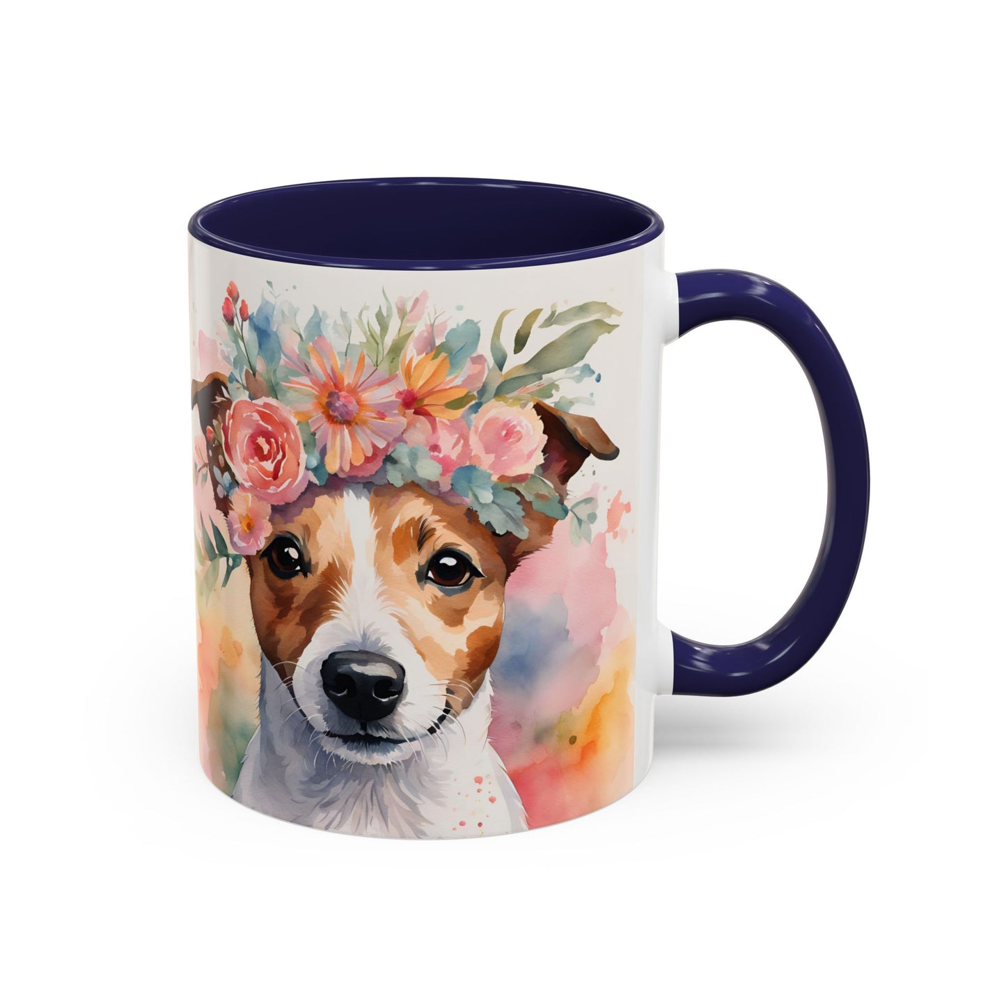 Jack Russell 01 Accent Coffee Mug - Dog Lover Gift