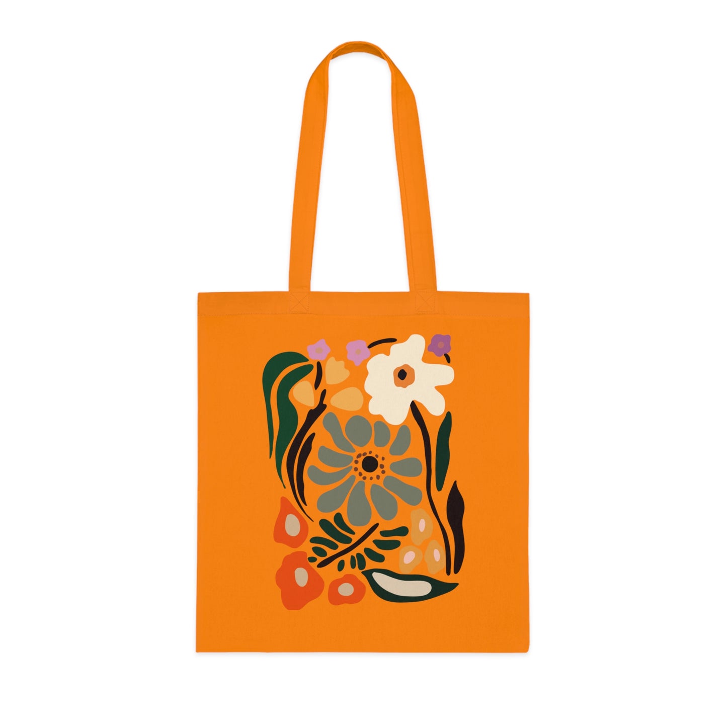 Abstract flowers 13 Cotton Tote