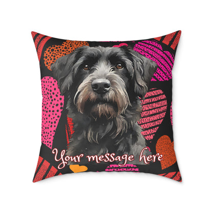 Personalized Valentine Eddy 2 Poly Cushion/Pillow 5 sizes
