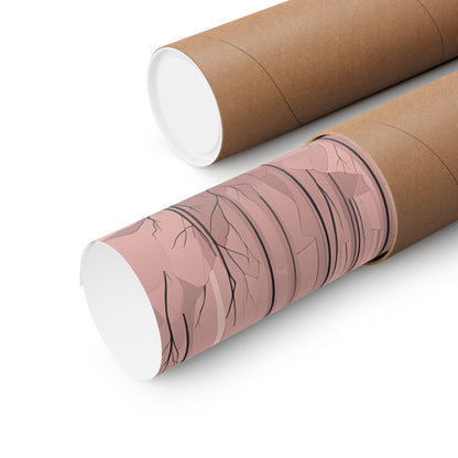Lonely Forest Pink 20 Matte Square Posters